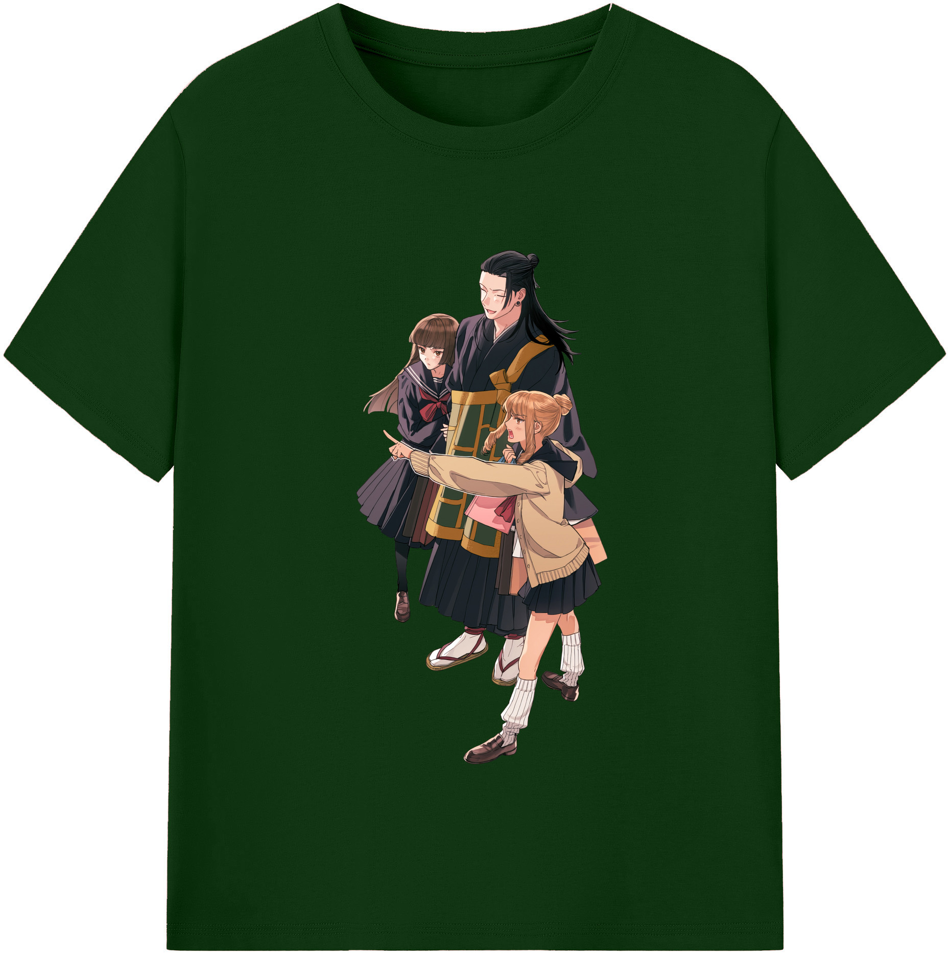 （画像用） 呪術廻戦 Jujutsu Kaisen 綿100％半袖Tシャツ（フロントプリント）